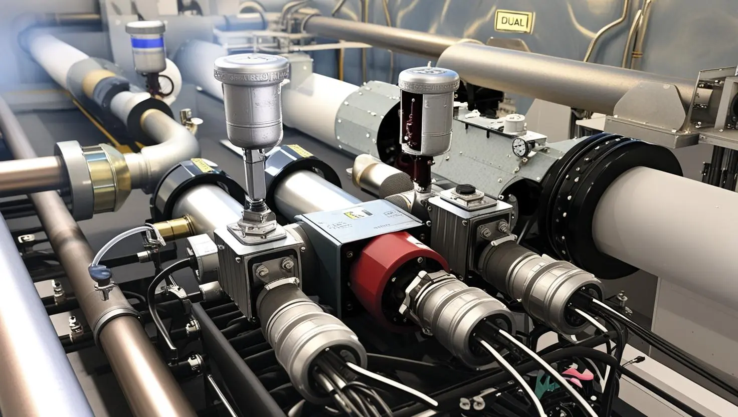 Dual Vacuum pipe isolation system installation